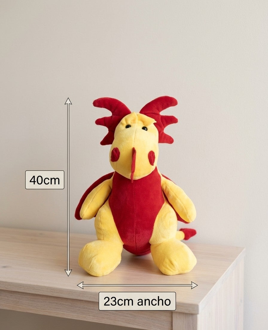 Dragón de peluche