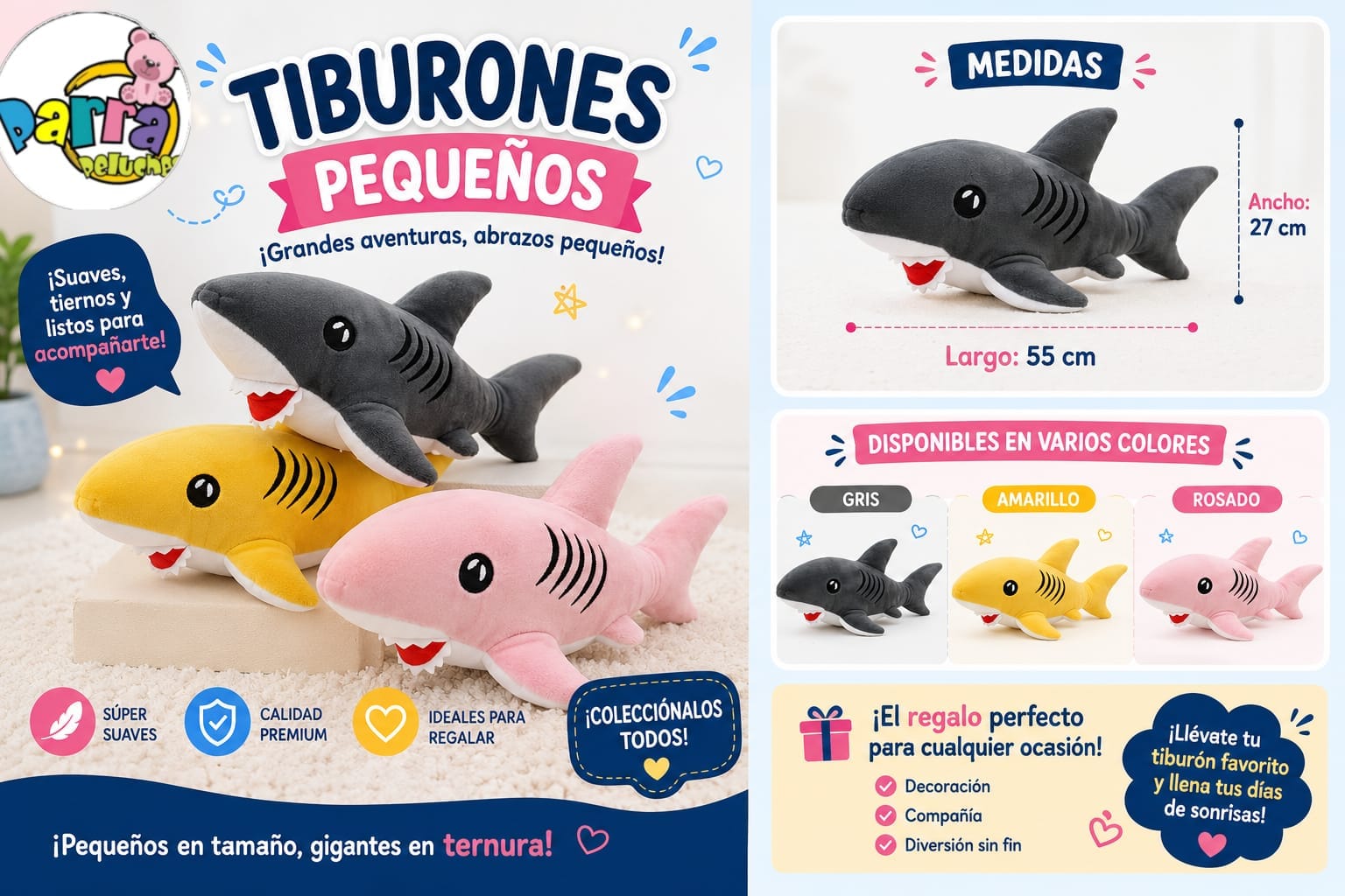 Tiburón de Peluche